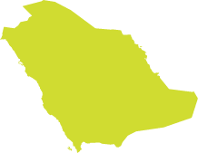 خريطة السعودية